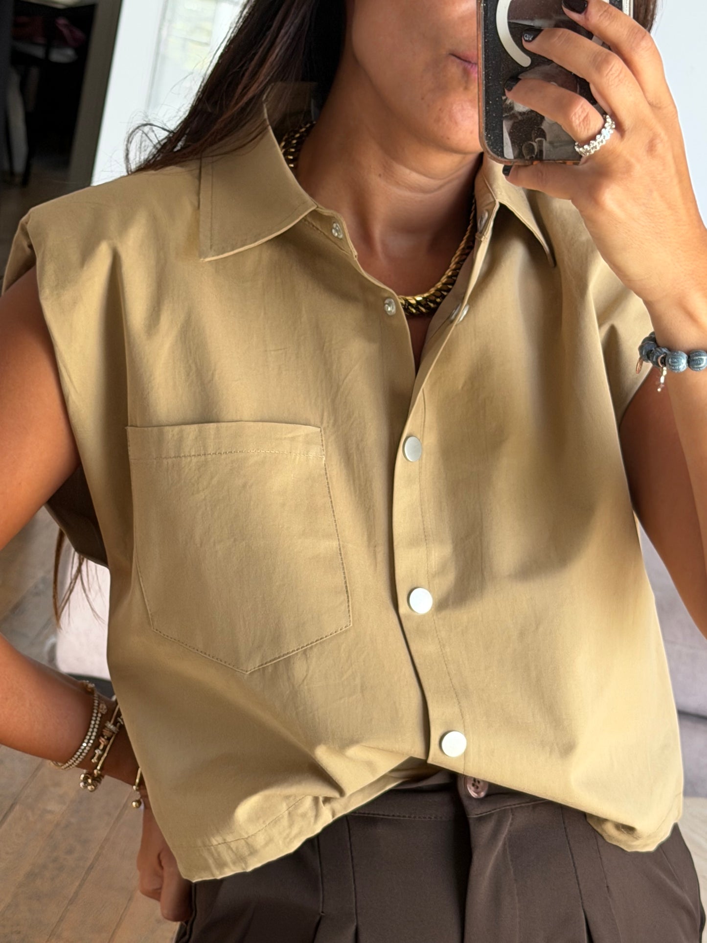 Top épaulette Jill