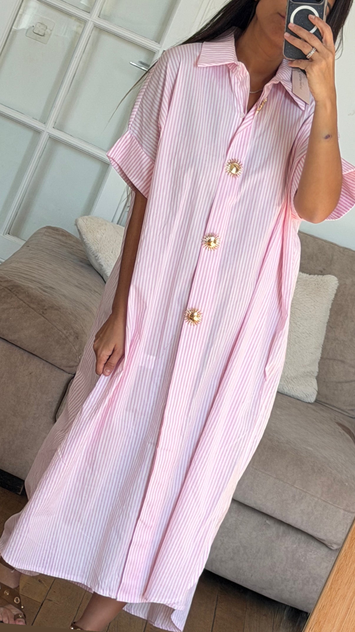 Robe soleil rayé