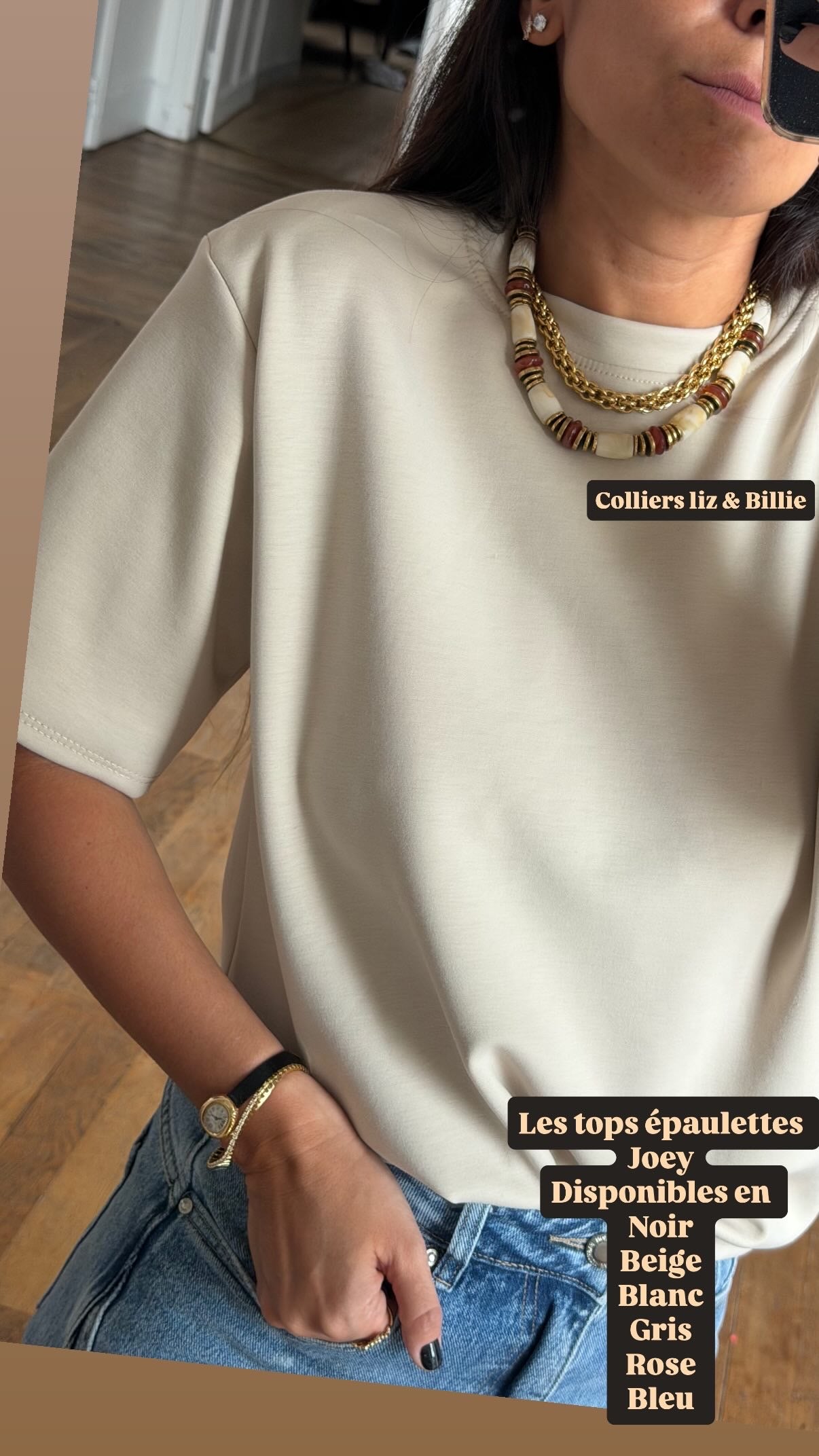 Top épaulette Joey