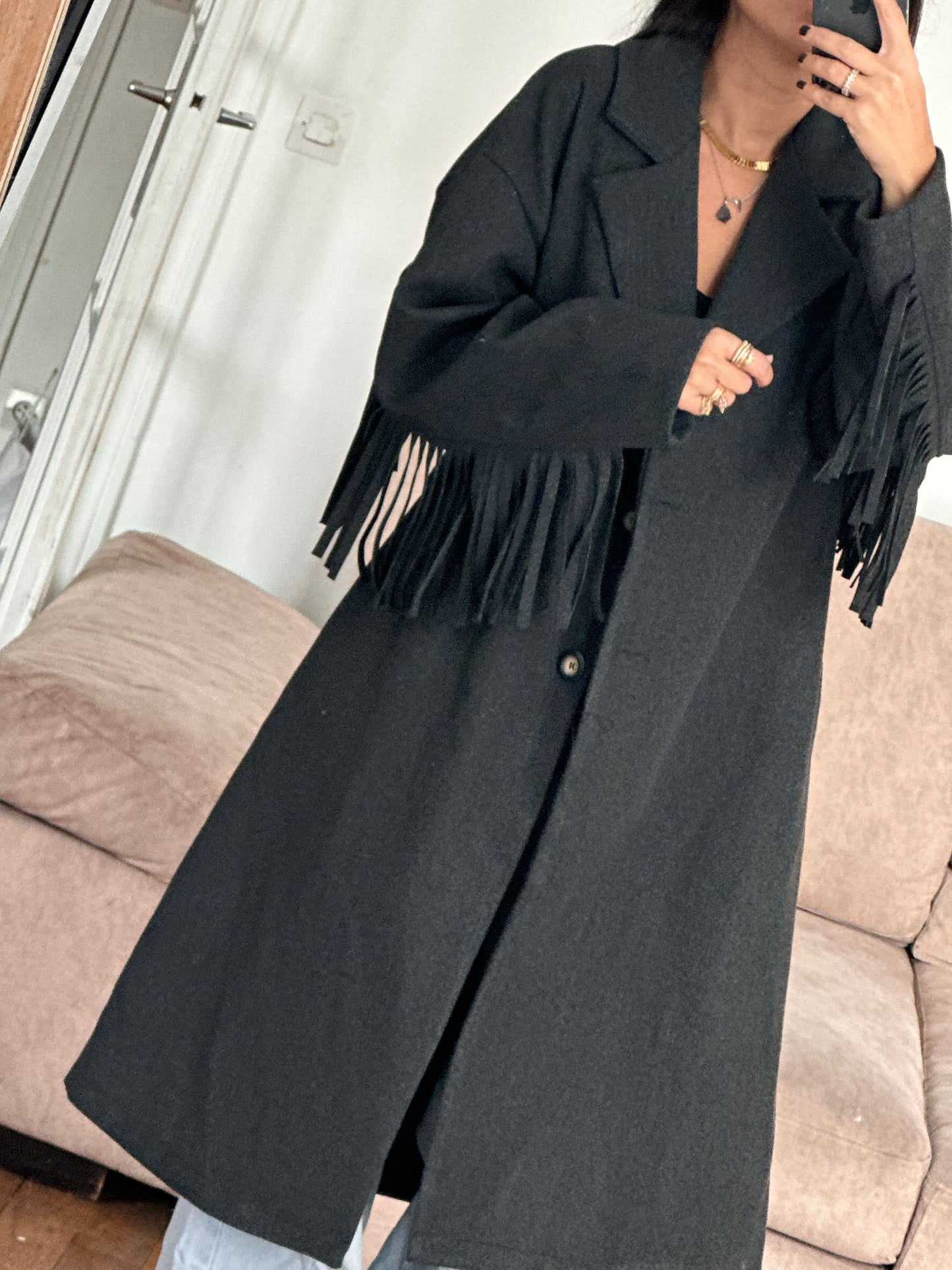 Veste frange