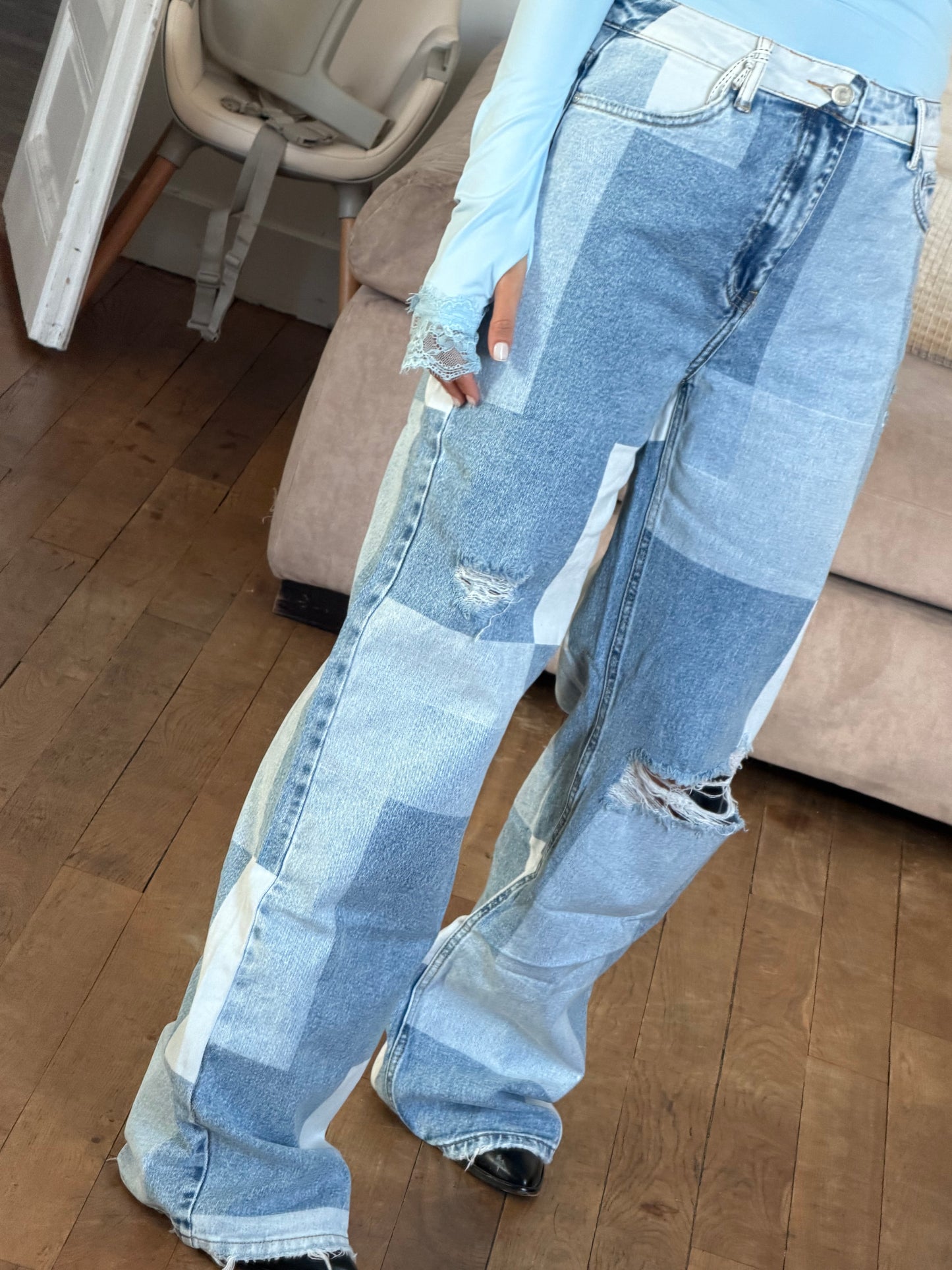 Jean patchwork