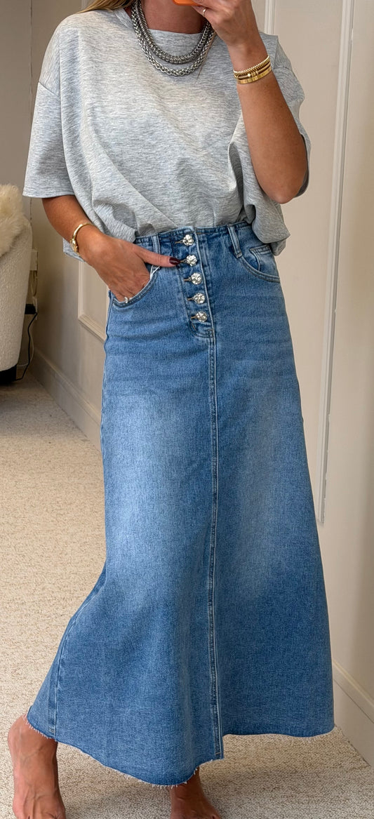 Jupe jeans Silver