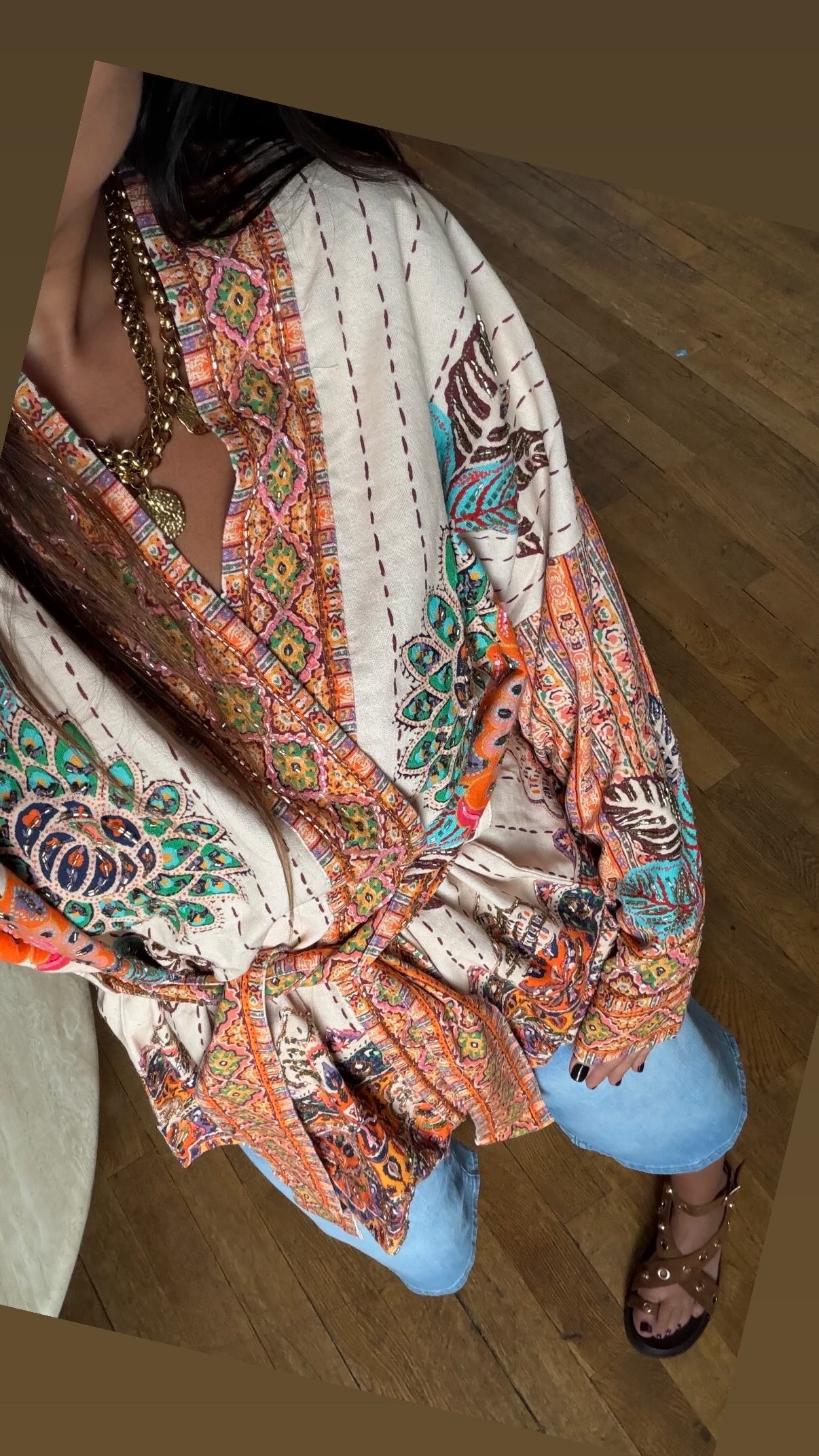 Kimono perlé