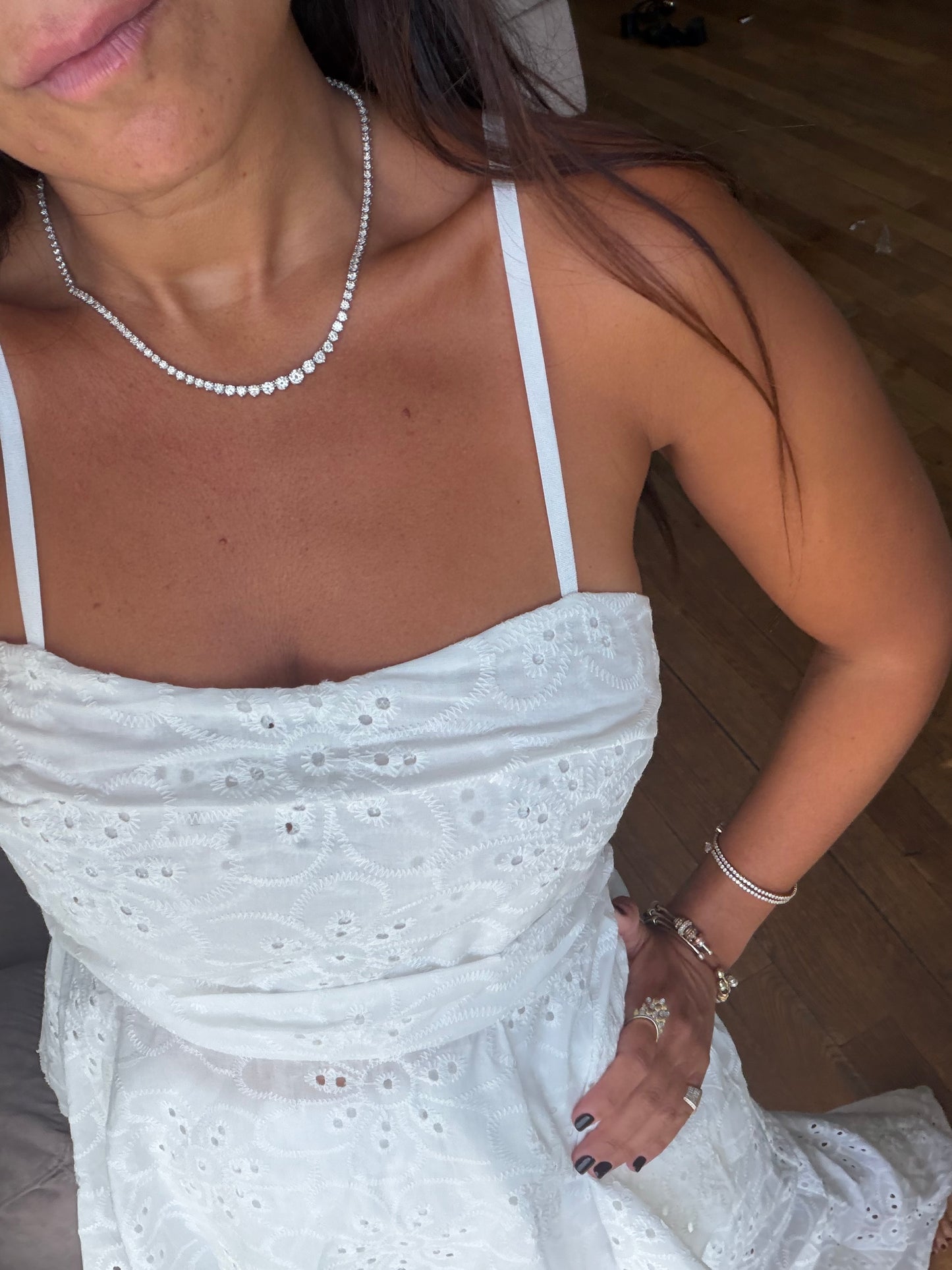 Ensemble broderie anglaise