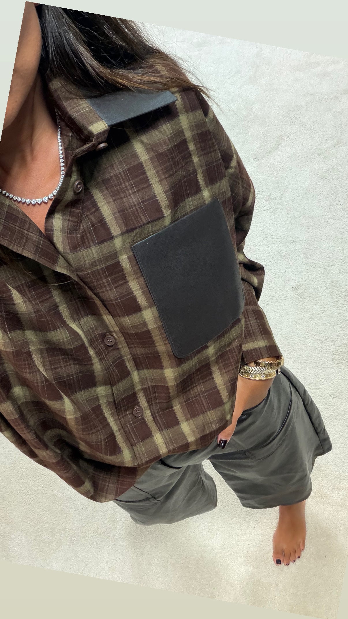 Chemise bi matière Alex