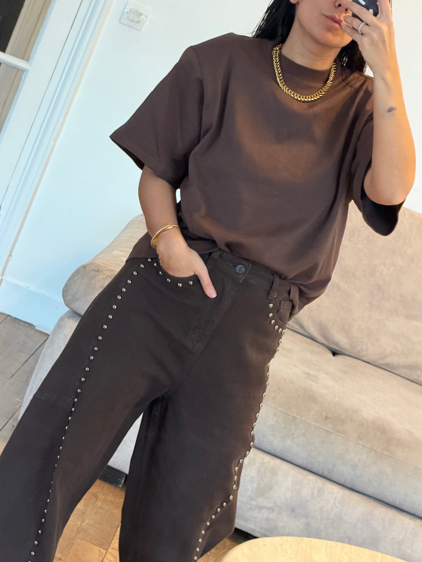 Top épaulette Leslie